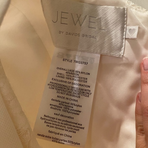 Wedding Gown - 8 Petite - Never Worn - Picture 11 of 13